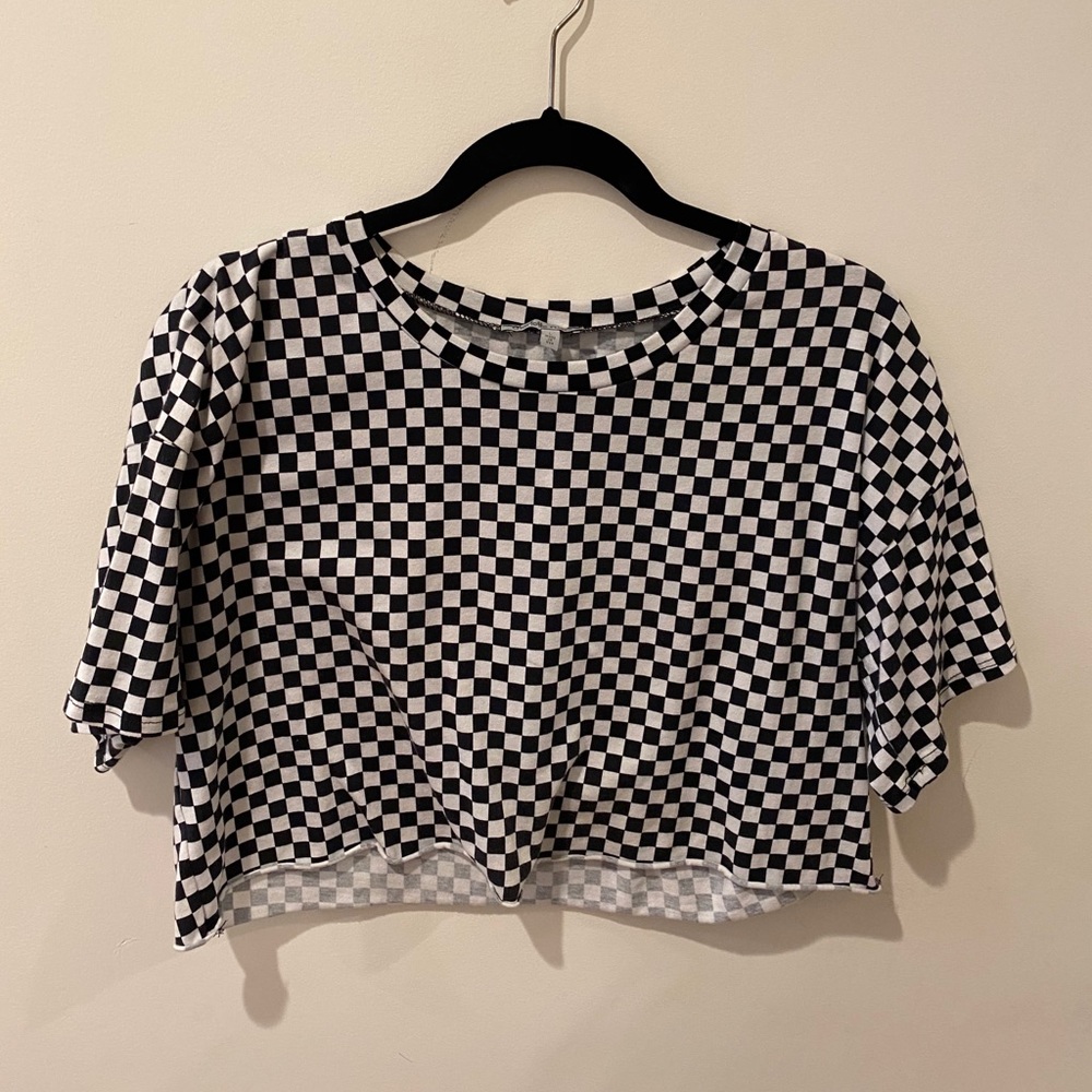 Checkered Crop Top from Charlotte Russe!